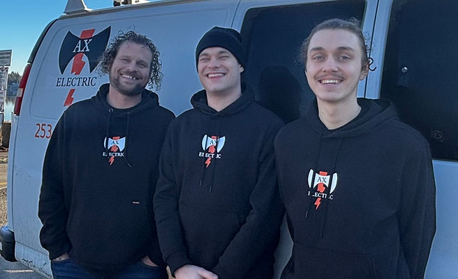 Timothy Axline and family crew